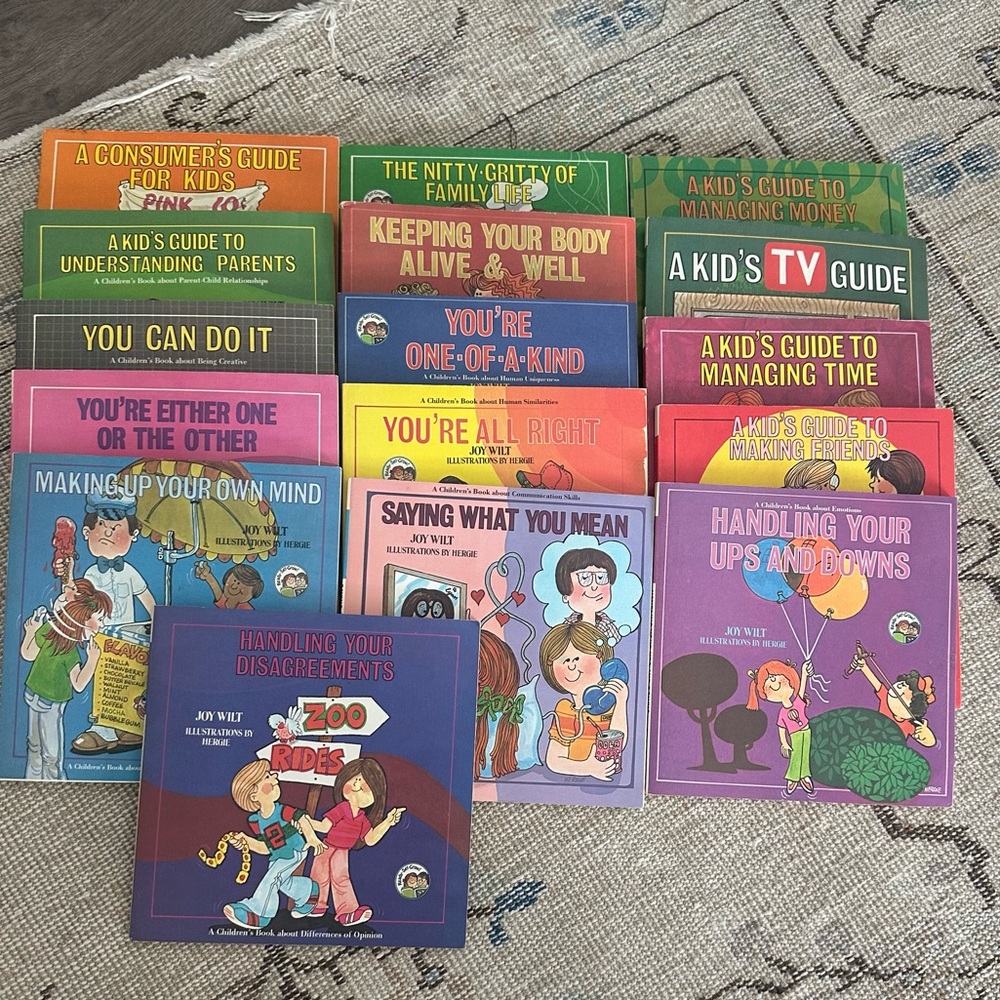 Joy Wilt Berry-1980s Ready set grow series- vintage kid books